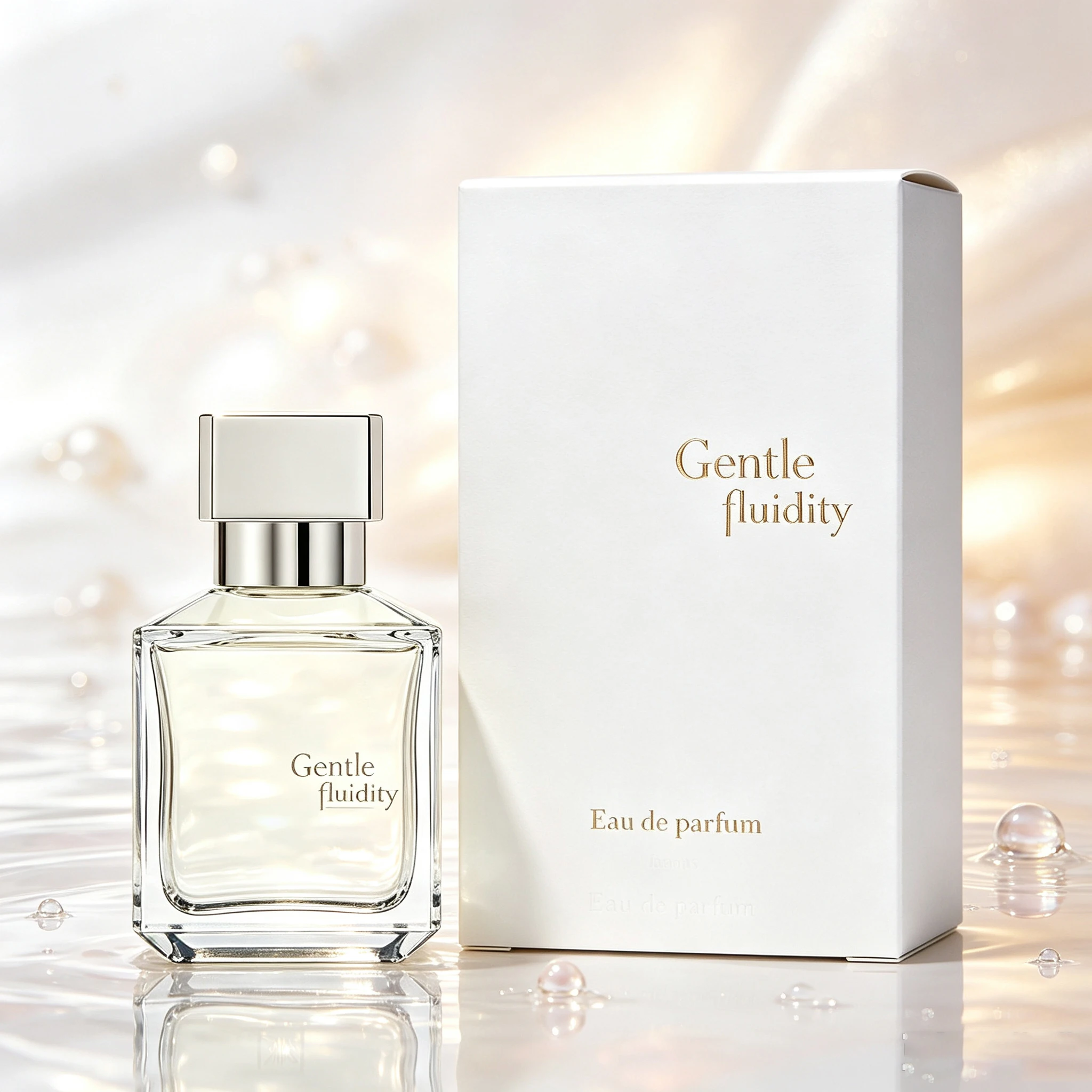 Gentle Fluidity  Eau De Toilette Is A Clear, Soft, Floral And Woody Fragrance, Which Is Clean And Resists High-Level Smell, Transparent, Square Bottle Neutral Fragrance, And Daily Gift Giving Fragrance. - view 5
