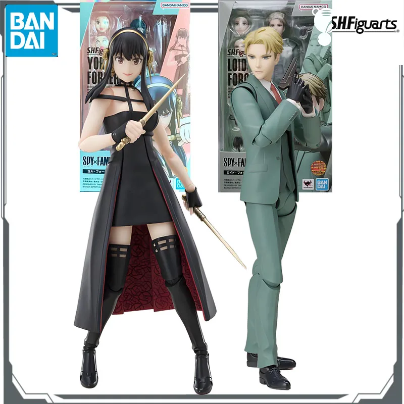 

Bandai Original S.H.Figuarts Yor Forger & Loid Forger 150mm&170mm Anime Action Figure Assembly Model Toys Model Gifts for Boys