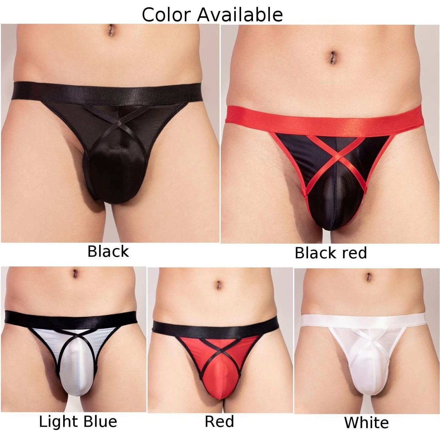 Male Oil Shiny Glossy Mens Underwear Open Butt Underpants Low Rise Pouch Thongs G-String Quick Dry Mens Briefs