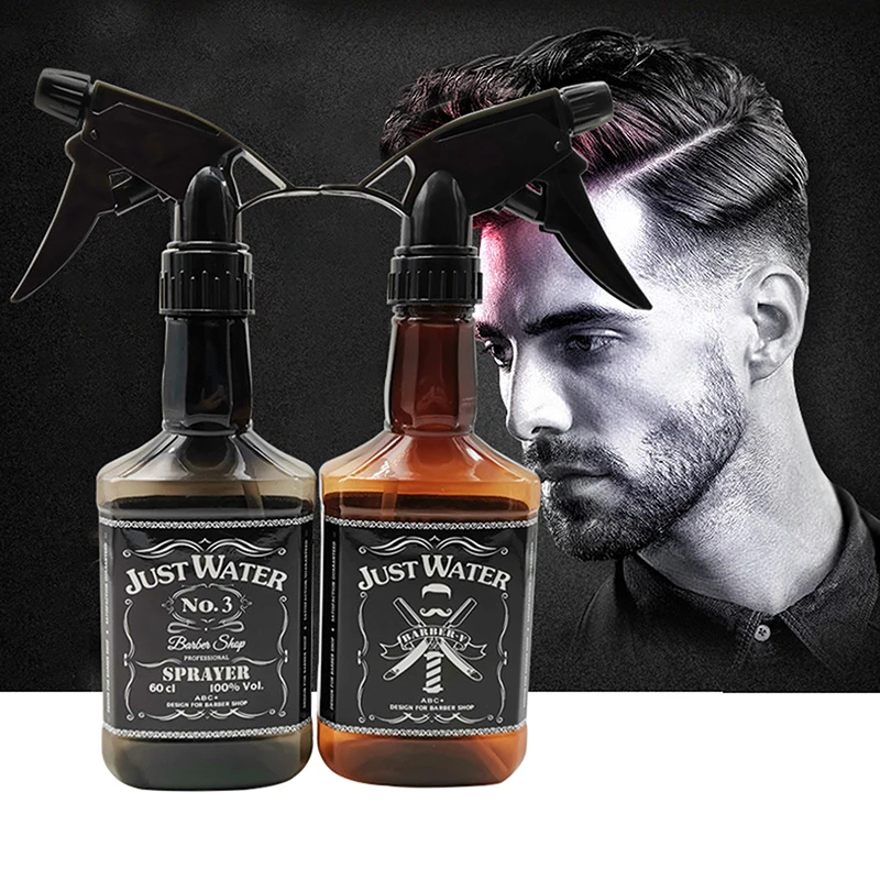 350ML Überzug Barber Haarschnitt Spray Flasche Leere Kontinuierliche Zerstäuber Wasser Sprayer Für Salon Friseur Zubehör Barber Werkzeuge