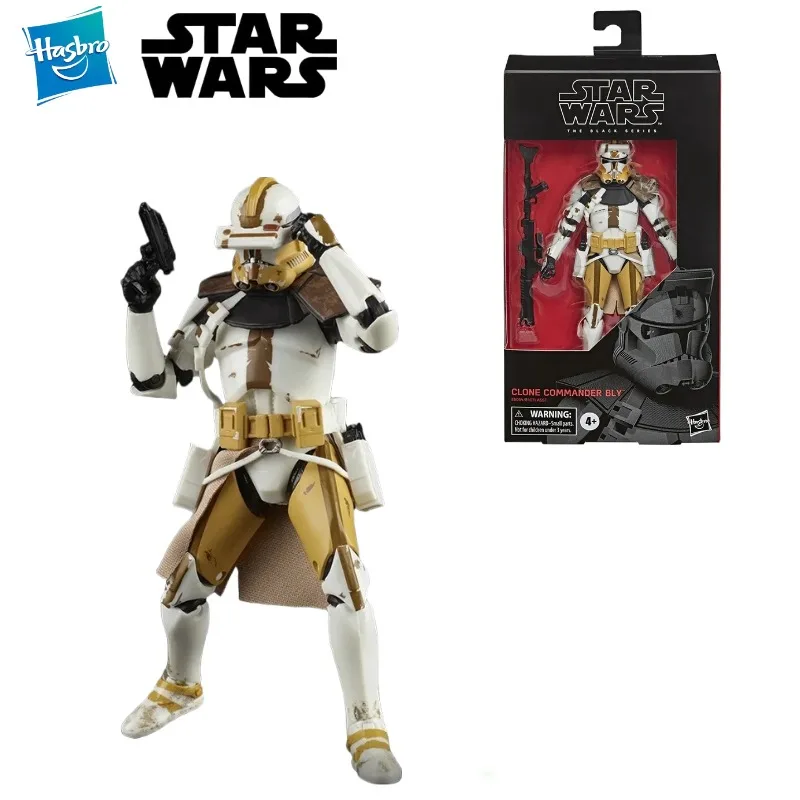 

Новая оригинальная фигурка Hasbro Star Wars The Black Series Clone Commander Bly, модель игрушки, подарок на день рождения, коллекция