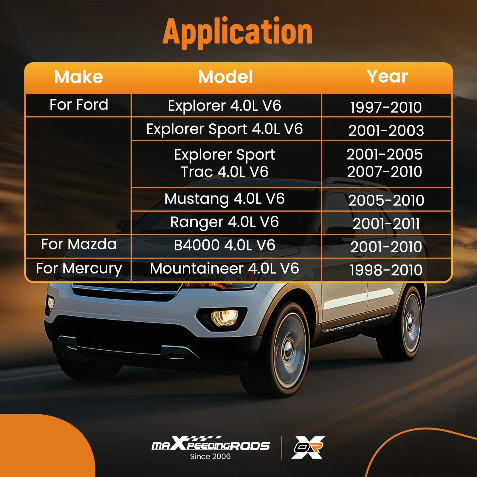 

Timing Chain Kit for Ford Ranger Explorer Mercury Mazda B4000 4.0L 1997-2011