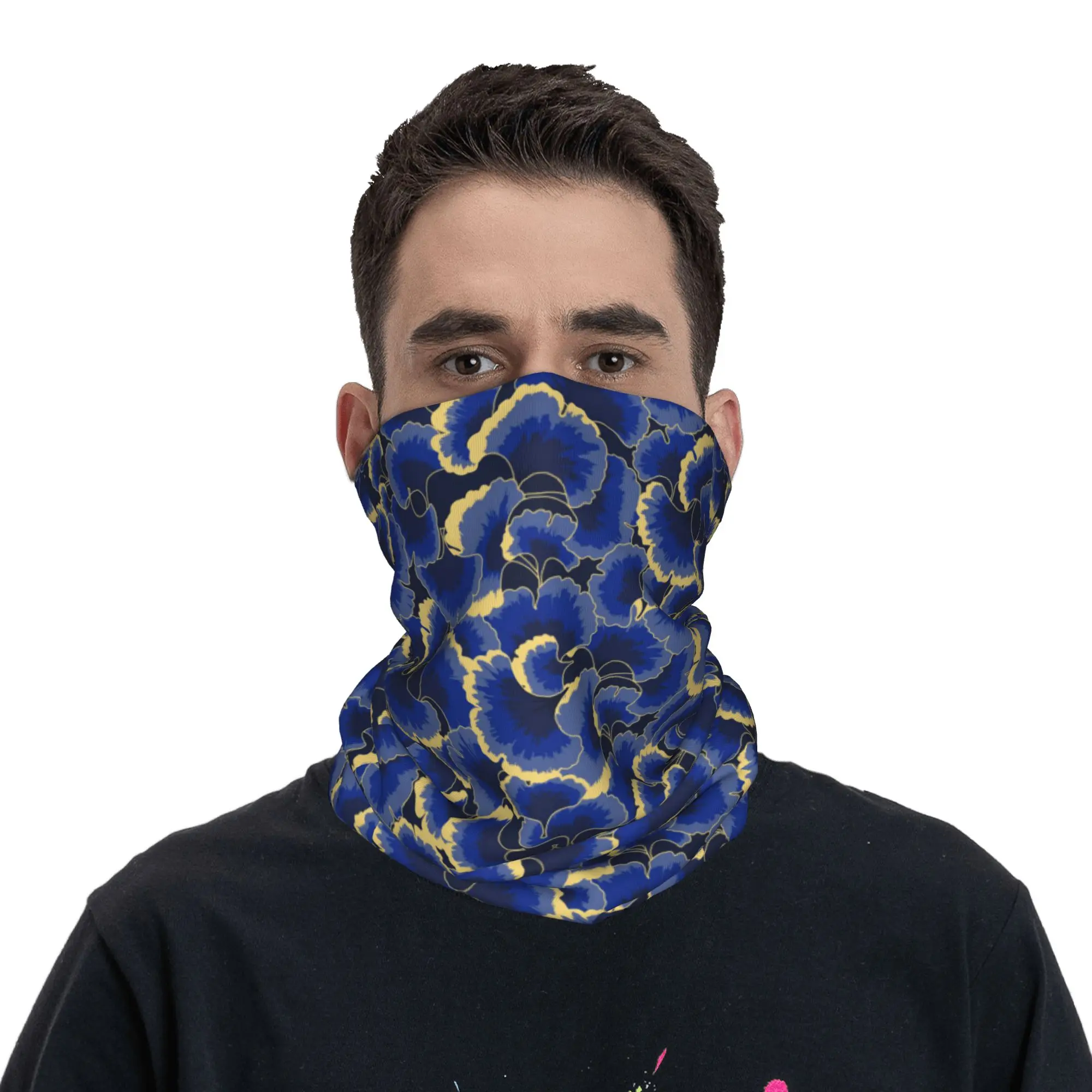 

Ginkgo Leaf Minimalist Pattern Bandana Neck Gaiter Printed Face Scarf Cycling Scarf Cycling for Men Women Adult Windproof