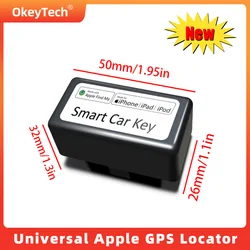 OkeyTech Mini Gps tracker For Auto Car OBD Apple GPS Locator Find My Apple official App Mini OBD GPS Voice Monitor Tracker