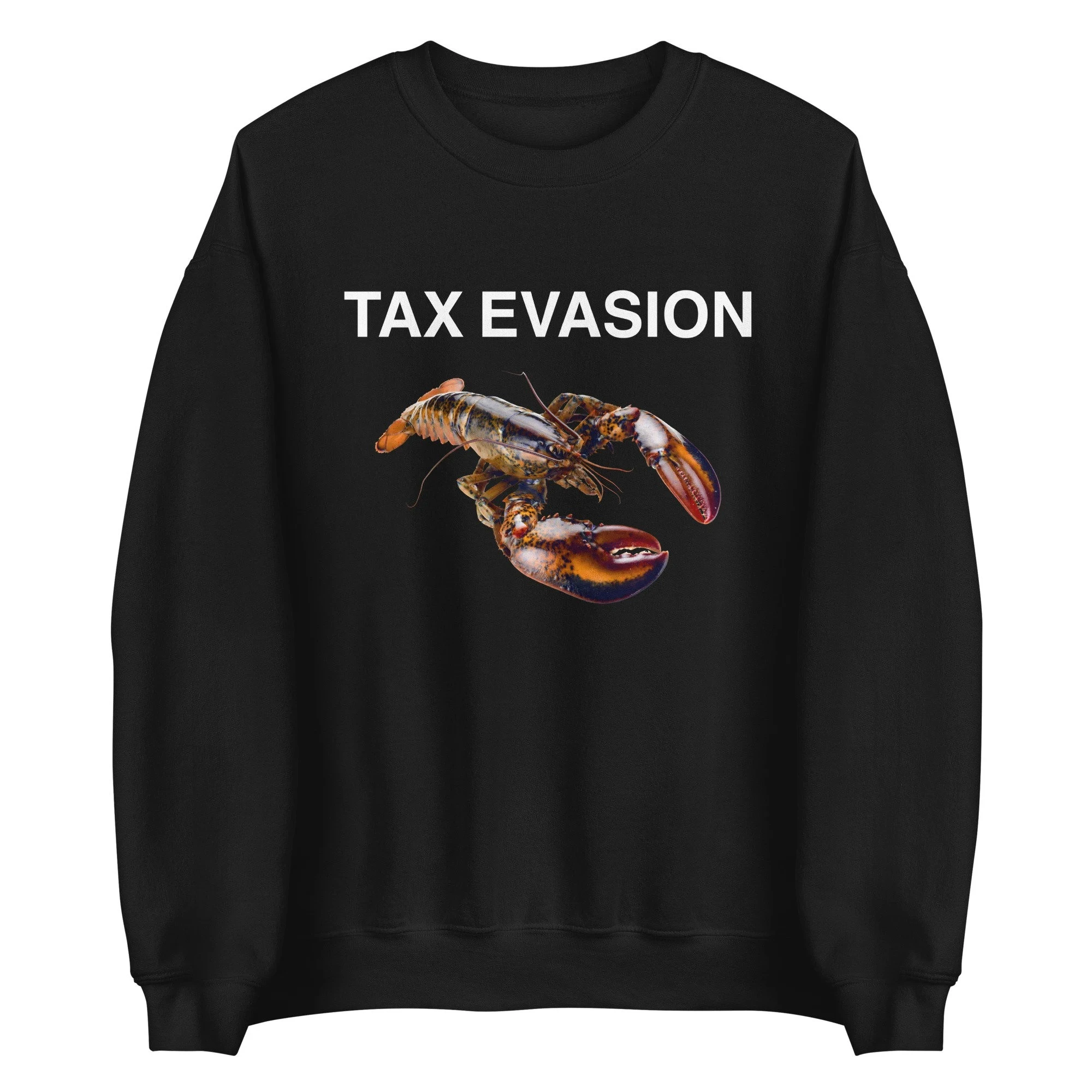 

Tax Evasion Funny Lobster Meme Sweatshirt Hoodie Men's and Women's Round Neck Sweatshirts Y2k Tops Autumn Pullover Men Clothing