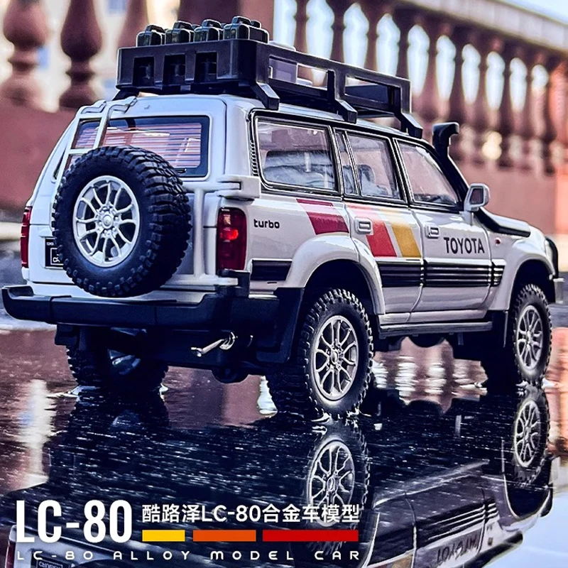1:24 Toyota Land Cruiser LC80 SUV Alloy Diecast Model Off-road