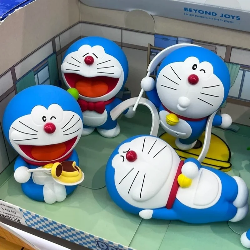 

52TOYS Doraemon Leisure Time Series Blind Box Trendy Figurines Classic Desktop Ornaments Anime-related Toys Holiday Gifts