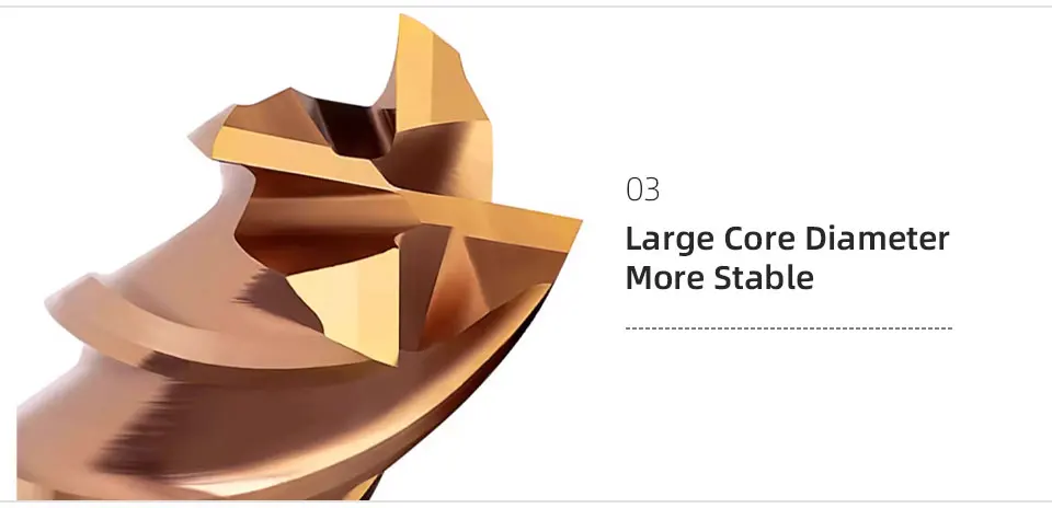 SWYBB CNC-Hartmetall-Flachschaftfräser, Wolframfräser, 4 Flöten, Metall, Stahl, Bearbeitungswerkzeug, quadratischer Fräser, 6, 8, 12 Schaft, HRC55 – Detail 5