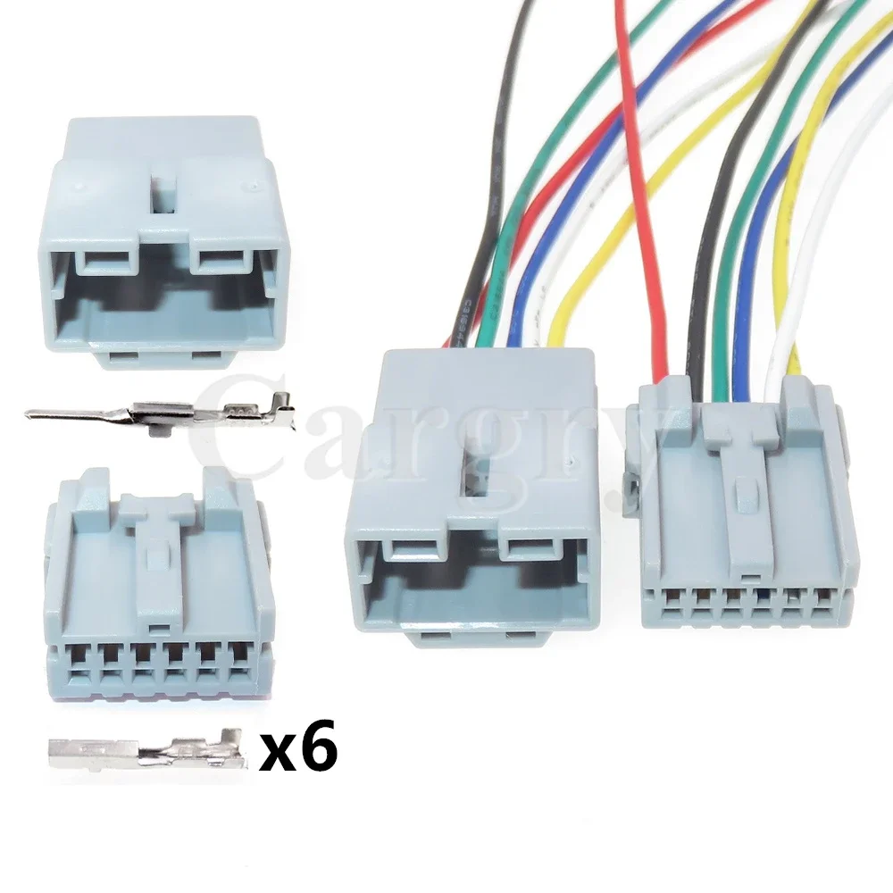 

1 Set 6P 7282-5978-40 7283-5978-40 Car Steering Lock Cable Harness Sockets AC Assembly Auto Plastic Housing Connector For Nissan