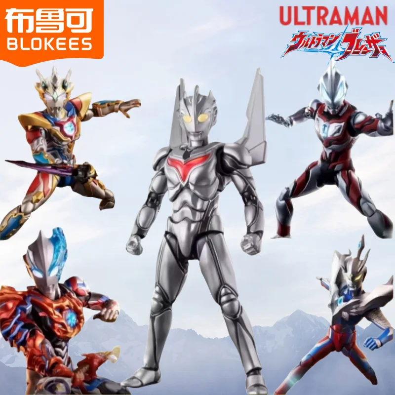 BLOKEES Ultraman autoridad espejo transparente Noa edición legendaria montaje modelo bloque de construcción hombre regalos hechos a mano juguete