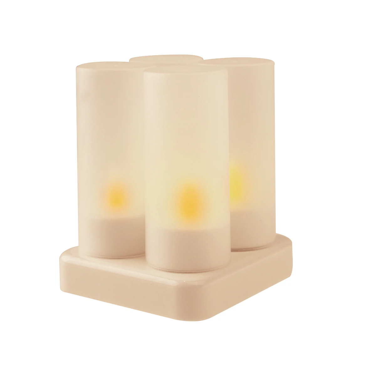 

LED Light Yellow Rechargeable Flameless 220V 80000hrs Wedding Tealight LED Candles Safe Long Life
