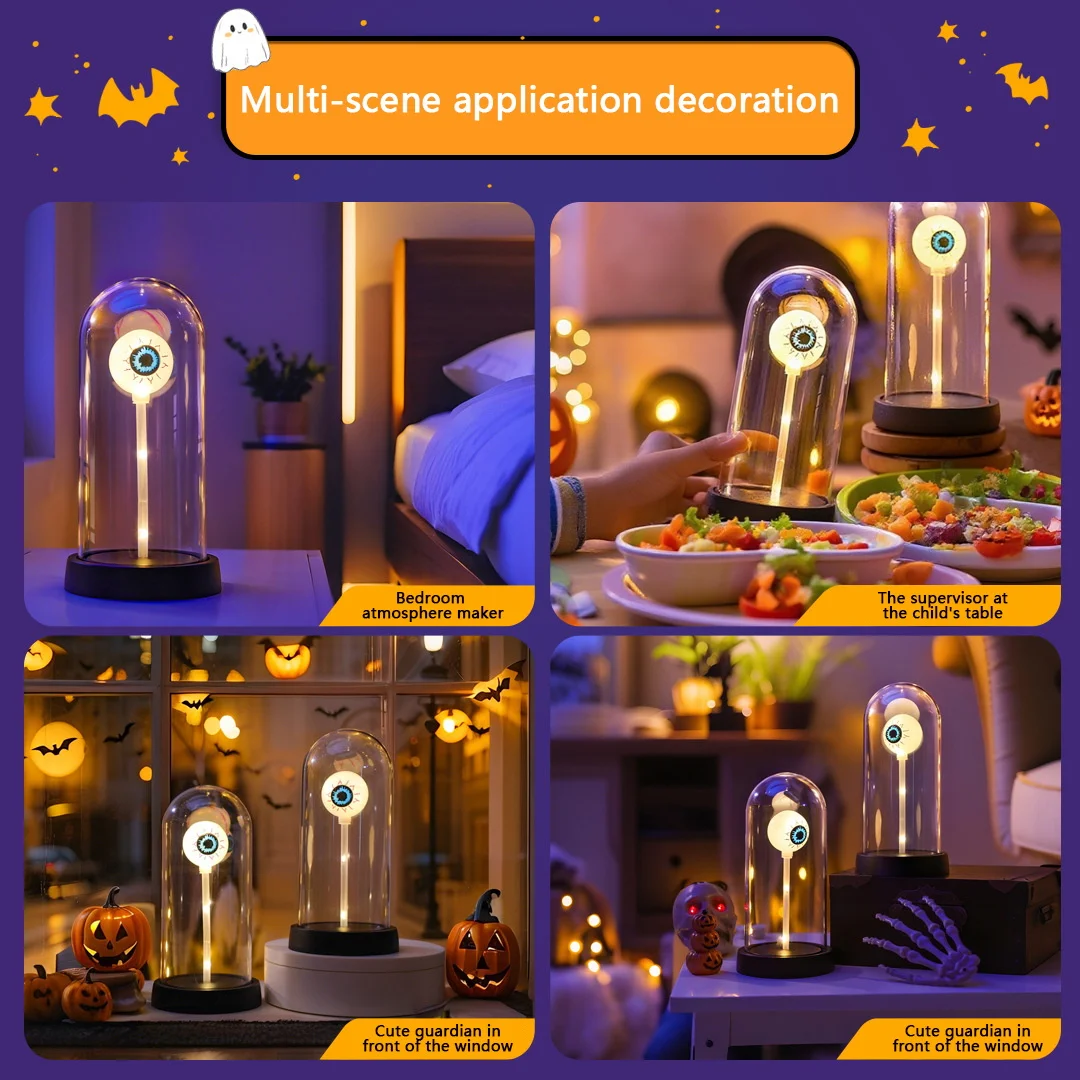 ضوء ليلي مضيء بعين واحدة، ضوء زينة LED للهالوين، تخطيط مشهد الحفلات للجو الاحتفالي