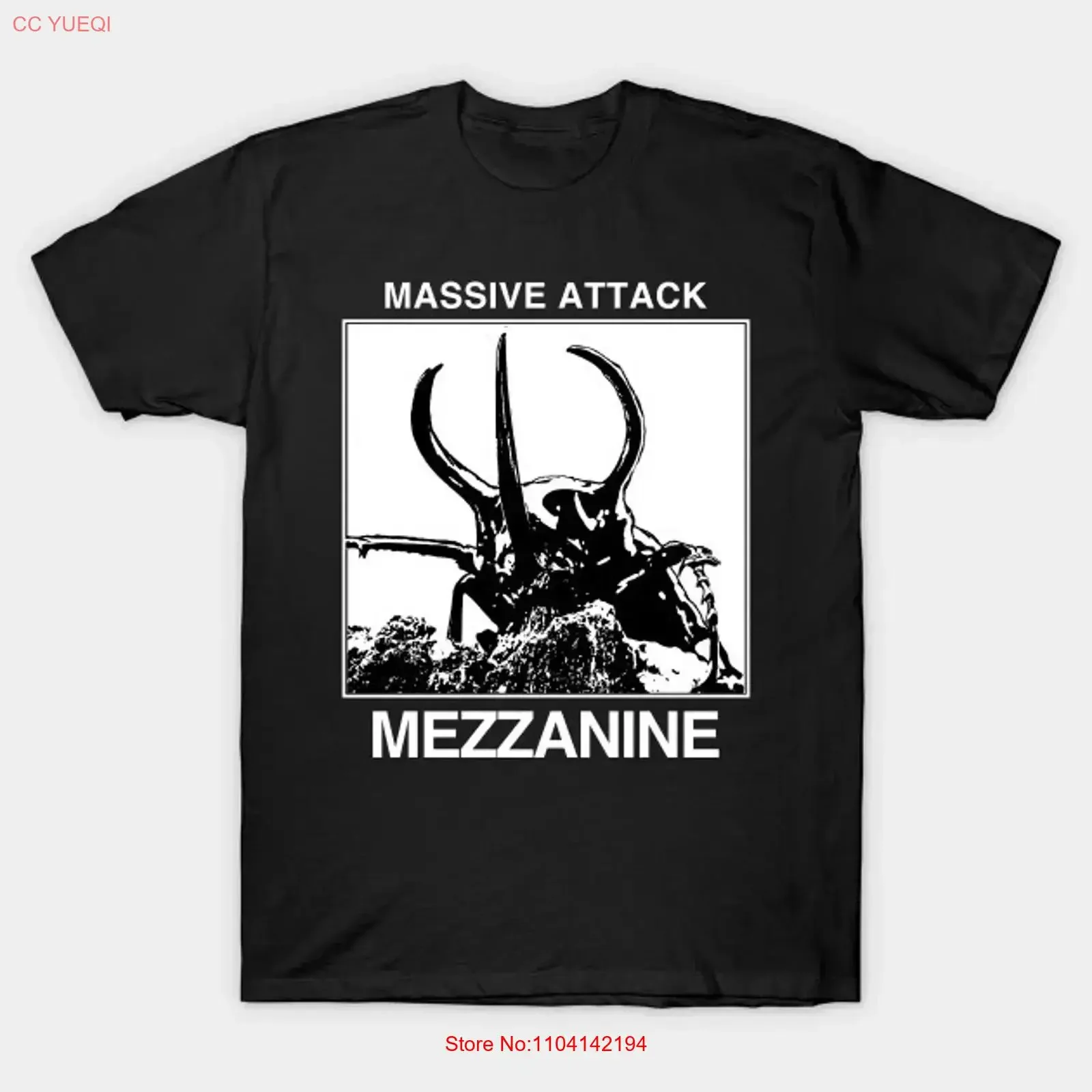 RARE Massive Attack Black Cotton T Shirt All size S 345XL For Fans vintage Washed Soft Casual graphic streetwear Slightly
