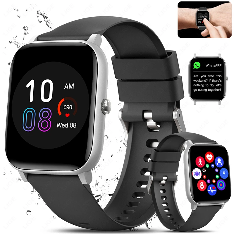 LIGE 2025 Smart Watch for Men 1.85