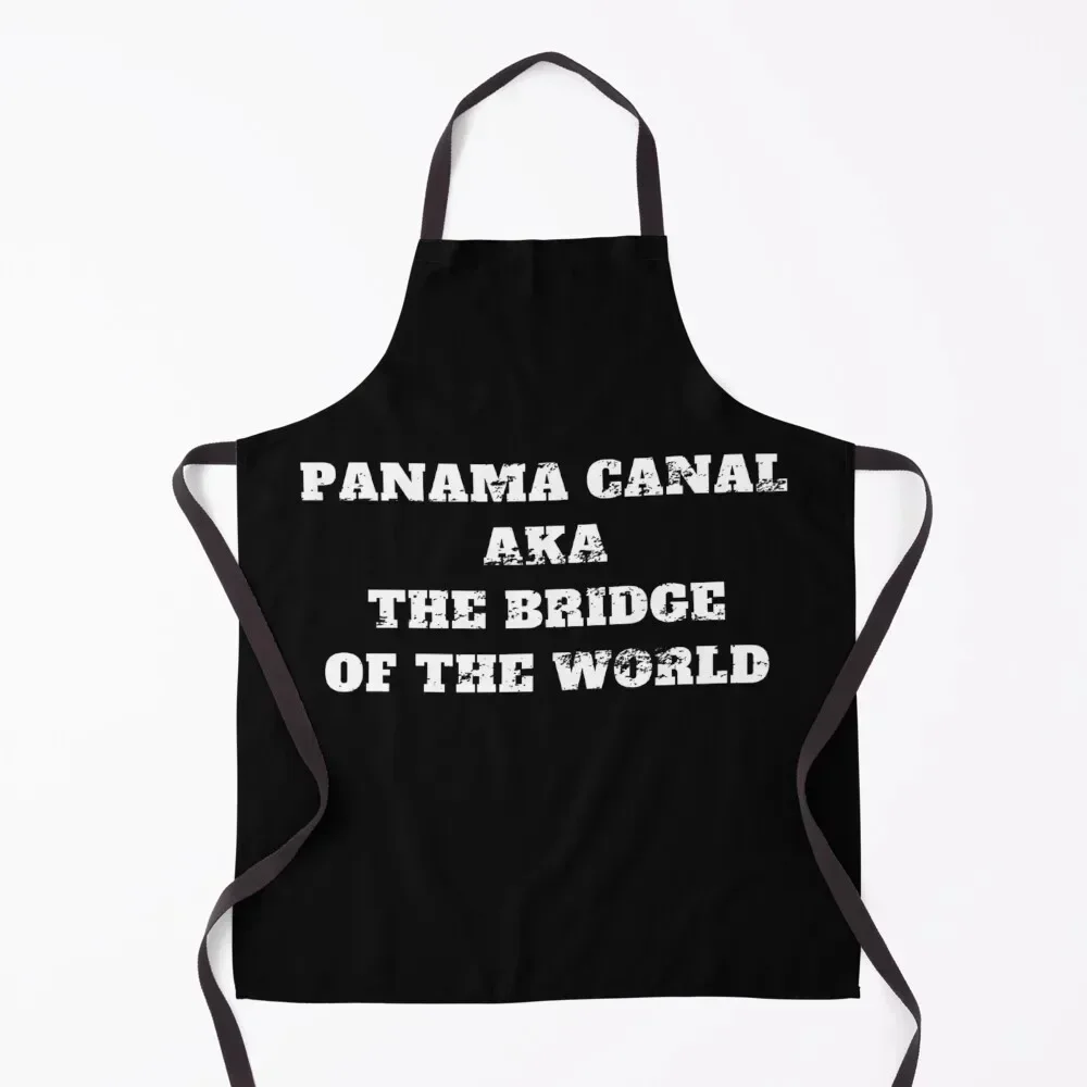 

Panama canal the bridge of the world Retro Vintage Apron Kitchen Man for women with pocket Women's with pockets Apron