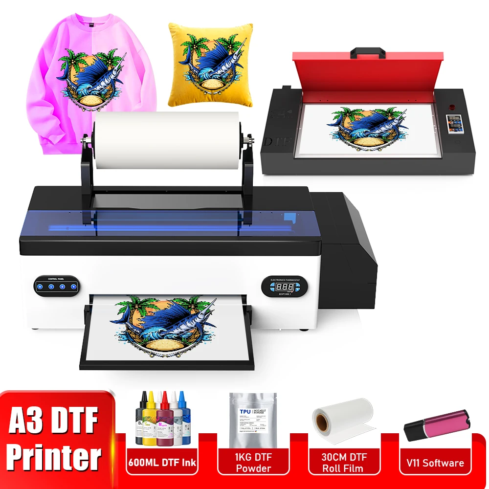 

13 "DTF принтер A3 для Epson R1390 impresora dtf textil A3 R1390 dtf принтер для футболок печатная машина напрямую в пленочный принтер