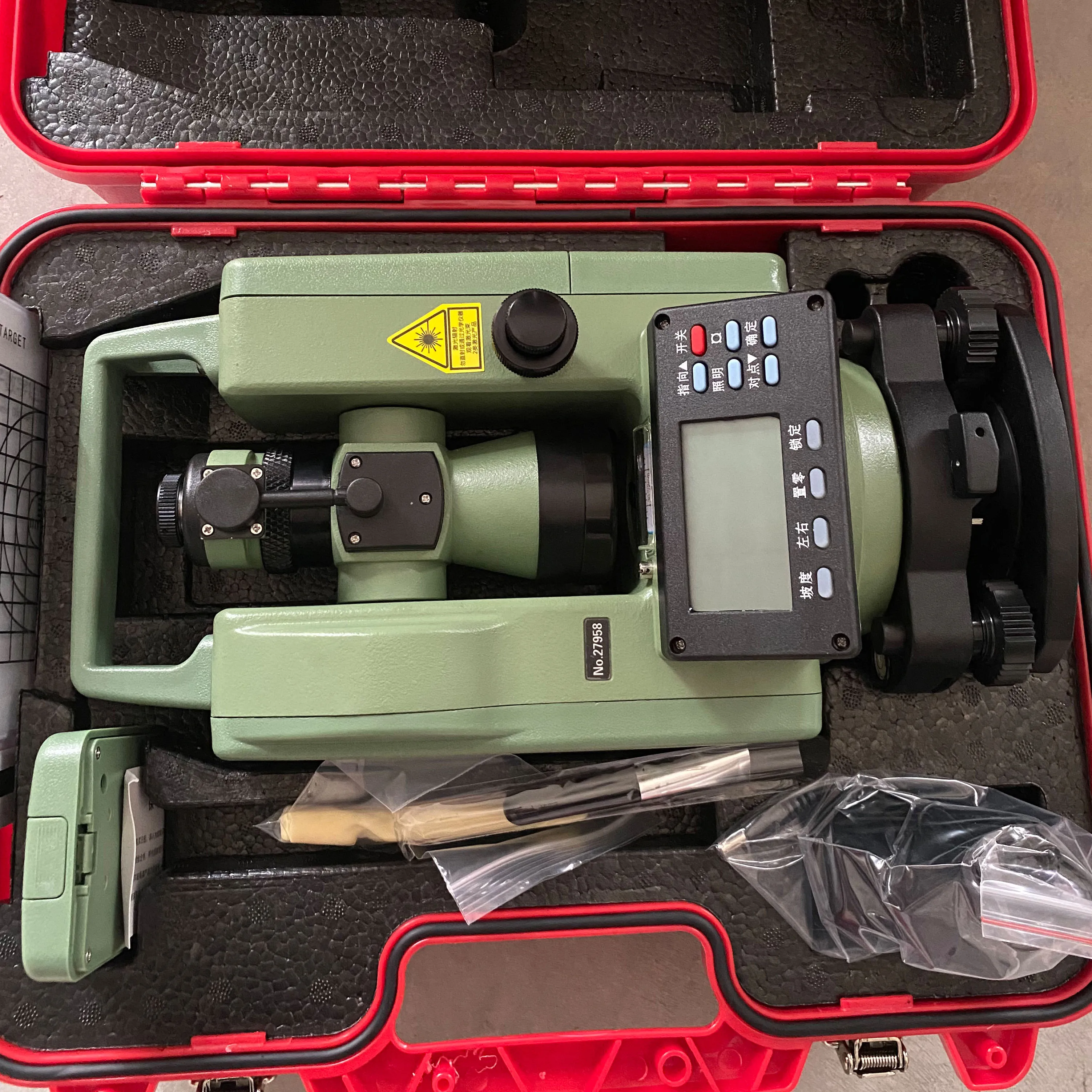 BD-03LL أداة مسح أصلية من الثيودوليت بالليزر عالية الدقة أداة مسح إلكترونية