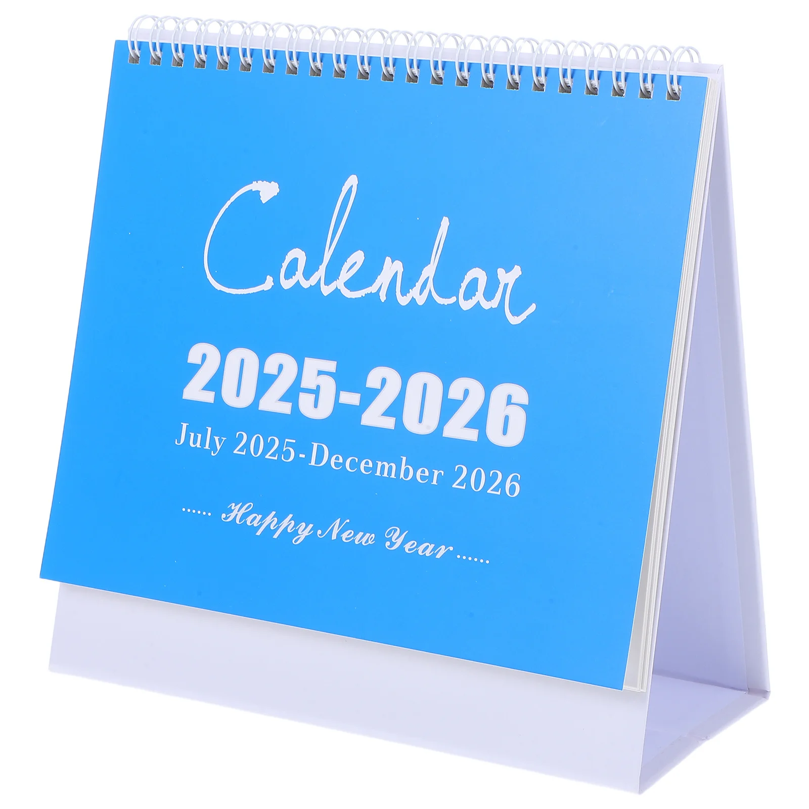 

Годовой настольный календарь на 2026 год на 360° ° Флип-металлическая проволока, прочная бумага для офиса, дома, школы, учителей, студентов, ежемесячный планировщик