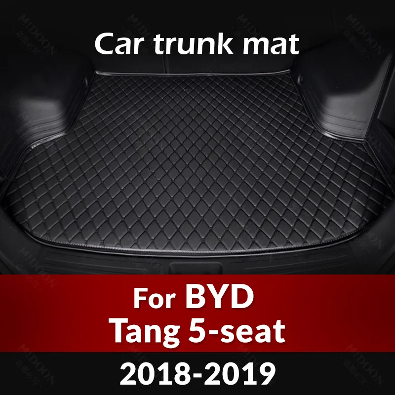 

Car Trunk Mat For BYD 5-Seat Tang 2018 2019 Custom Car Accessories Auto Interior Decoration