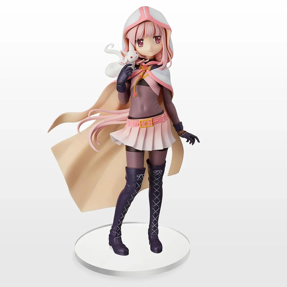 Genuine Sega Madoka Magica 24cm  Kaname 20cm Tamaki Iroha Pvc Figure Fan Collection Ornaments Girl's Birthday  Pink Gift