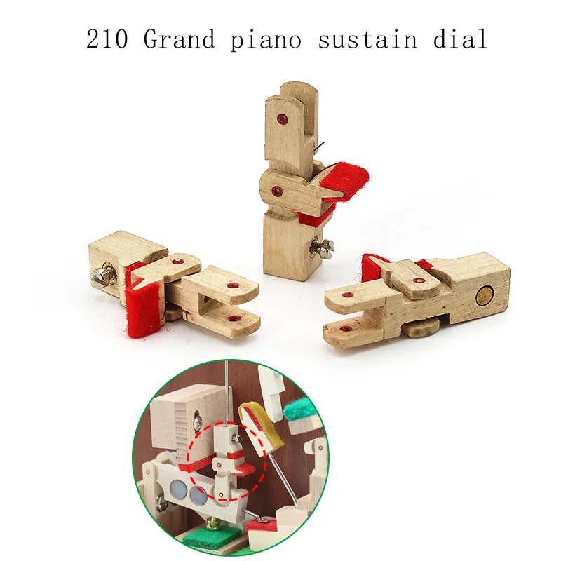 

Xuan Gong Piano Tuning Repair Tools 210 Grand Piano Sustain Dial Delta Piano Tuner Dial Head Wooden Spare Parts