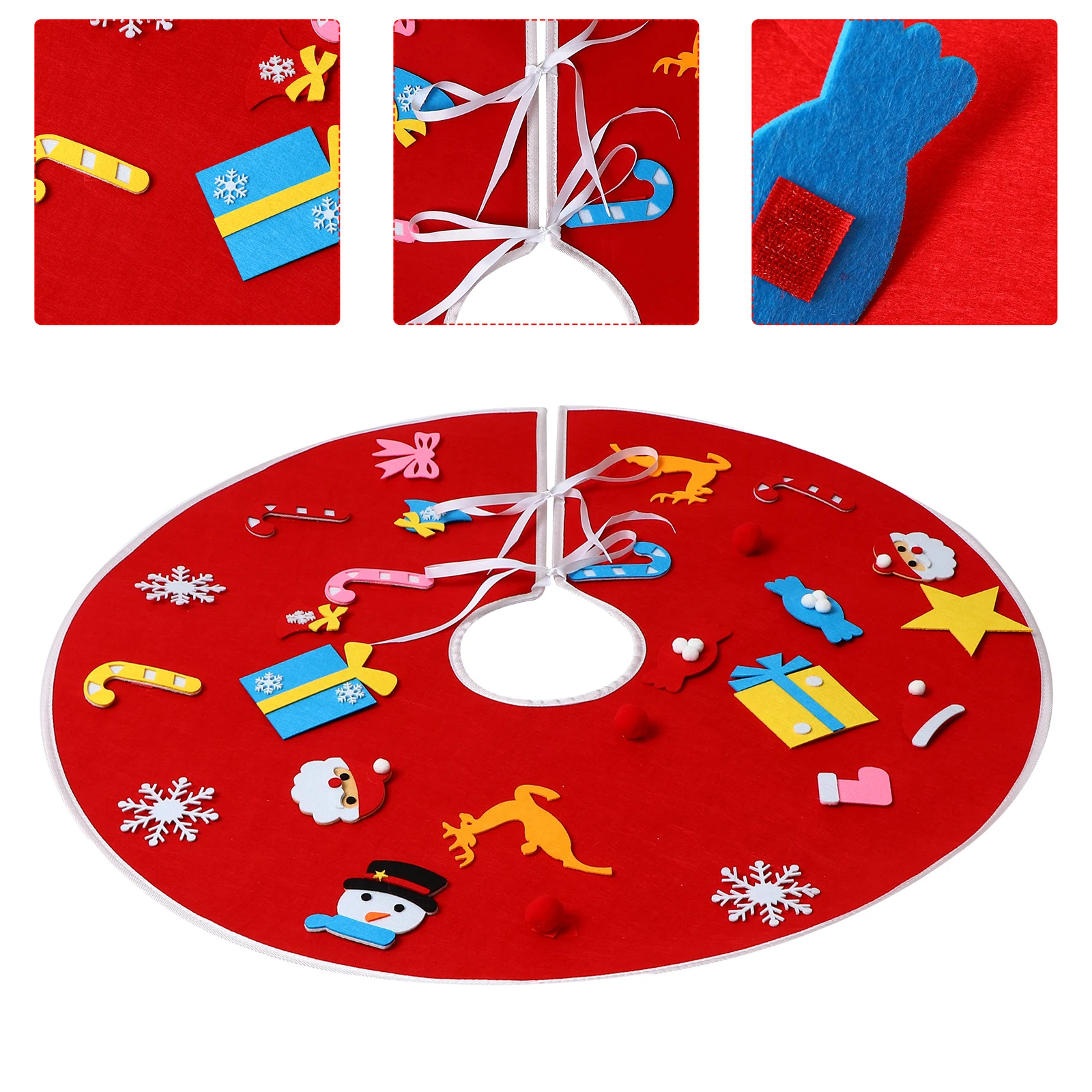 

Tree Christmas Skirt Kit Decor Xmas Bottom Decorate Decorative Dress Outdoor Decorations Skirts