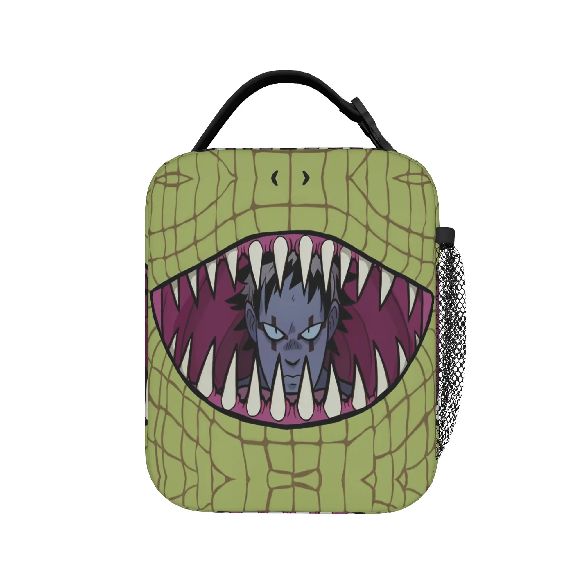 Caiman Dorohedoro Insulated Lunch Bag Bag Lunch Container Skeleton Dark Goth Anime Tote Lunch Box Food Storage Bags College
