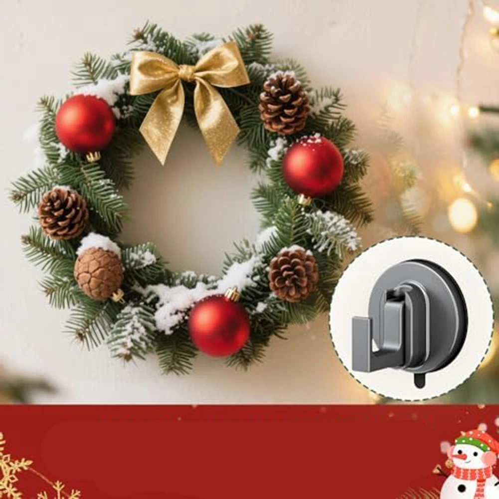 Easy Installation Shower Hooks Seasonal Wreath Hook No Drill Hooks Easy To Reposition Exceptional Holding Strength