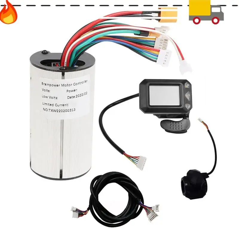 

36V Electric Scooter Controller+LCD Display+Brake+Extension Cable Motor Controller Electric Scooter Parts