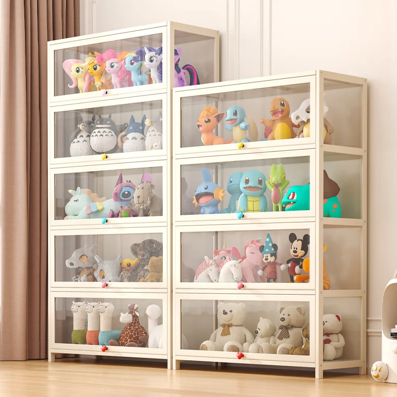 

Шкаф-витрина со световым шкафом Прозрачный шкаф-витрина Lego Бытовая модель Дисплей Стойка для игрушек