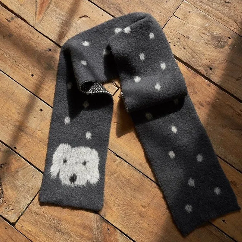 

Autumn Wine Fashion Sweet Cute Japanese Scarf Y2k Aesthetic Kawaii Printing All Match Lazy Y2k Accesstion Harajuku Punk Scarf