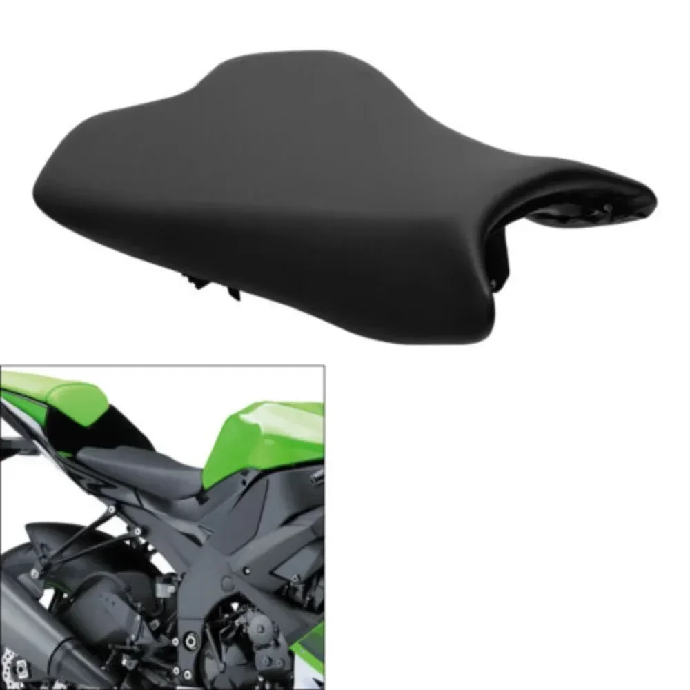 

Motorcycle Front Rider Driver Seat Saddle Cushion Fit For Kawasaki Ninja ZX6R ZX636 2009-2018 Black