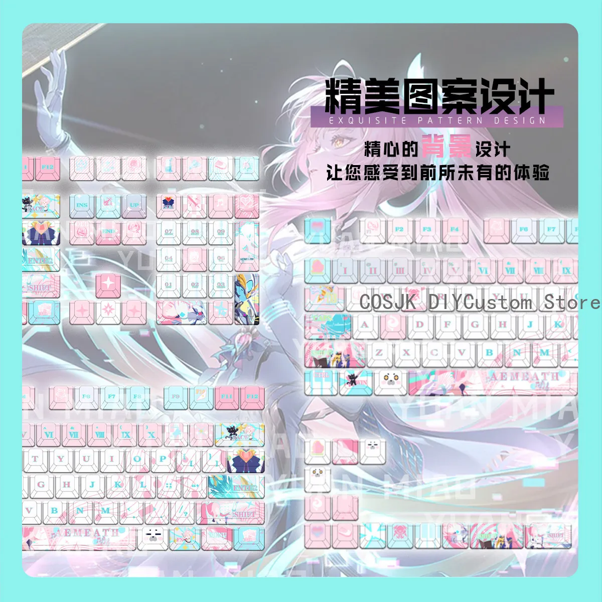 122 Keys Anime Wuthering Waves - Gaming Keyboard Top avis et prix