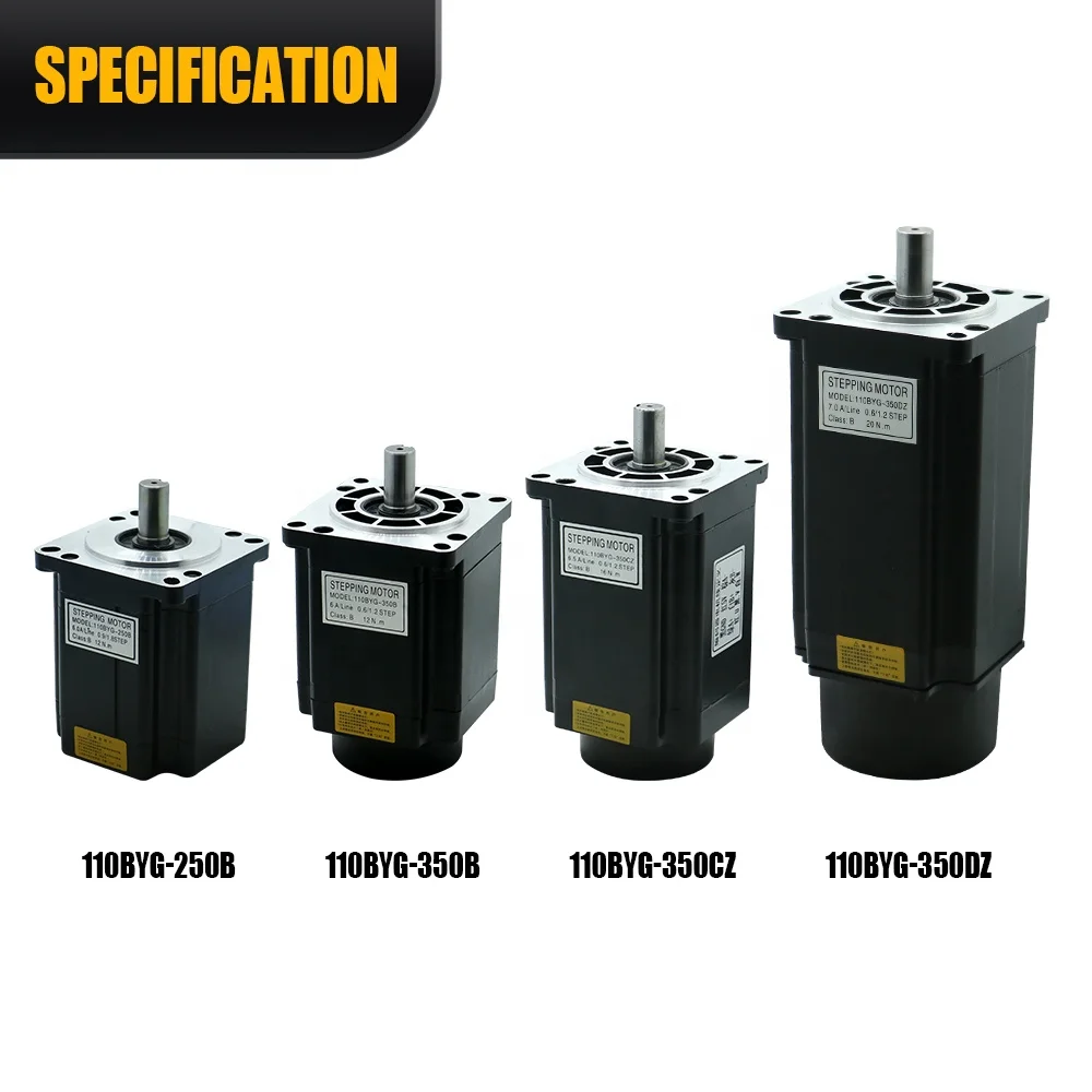 HLTNC High Torque Walking Machine 8NM 12NM 16NM 20NM 24N 110 Two-phase Stepper Motor 12NM 110BY250B With DM2522