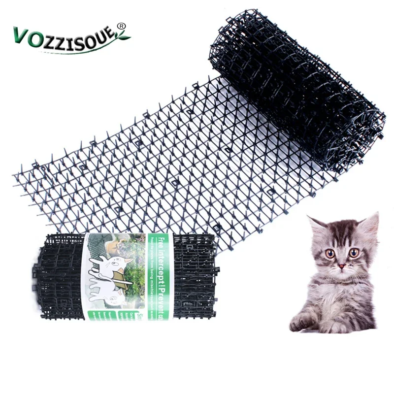 

Garden Balcony Isolation Net Cat Repellent Mat Anti-Cat with Prickle Strips Spikes Straps Deterrent Keep Dog Pet Away Supplies