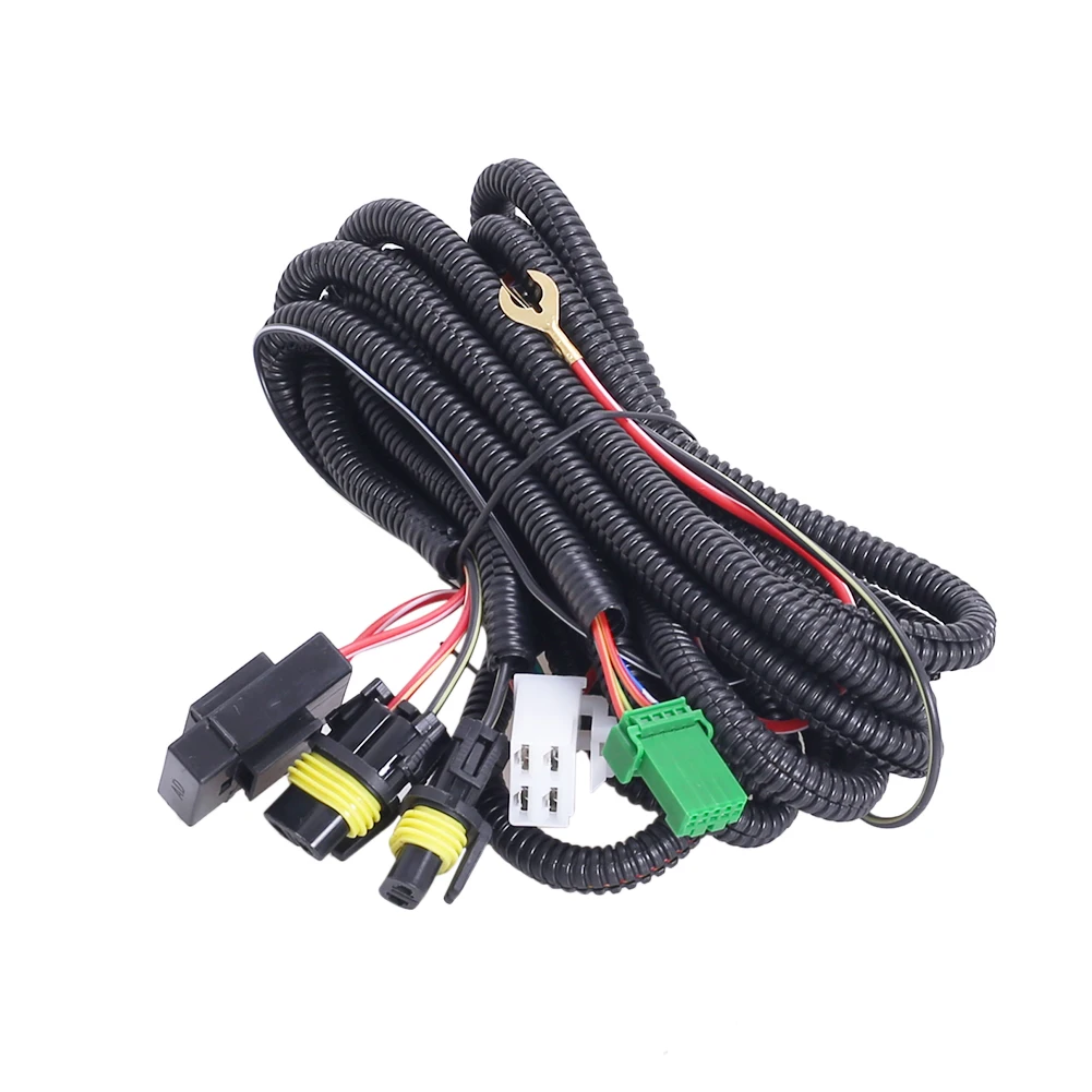 

Car Fog Lamp Wiring Harness Socket Wire LED Indicator Switch 12V 40A Relay for Toyota Accessories