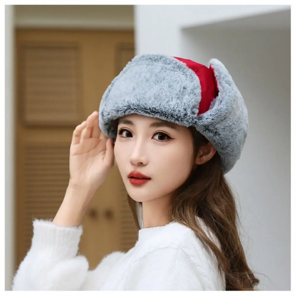 قبعة عصرية لحماية الأذن من الدفء سميكة متعددة الاستخدامات من Lei Feng قبعة باردة مقاومة للرياح للنساء والرجال #4