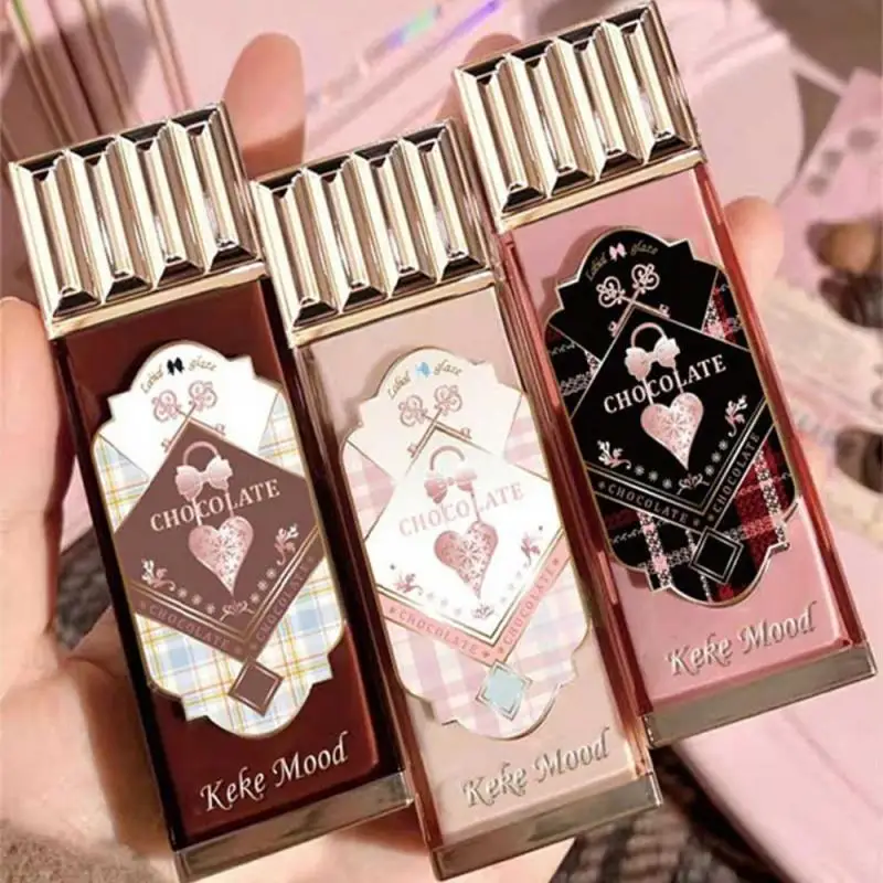 Flower Knows Chocolate Shop Cloud Lip Cream Delicate Clear Thin Autumn And Winter Milk Tea Color