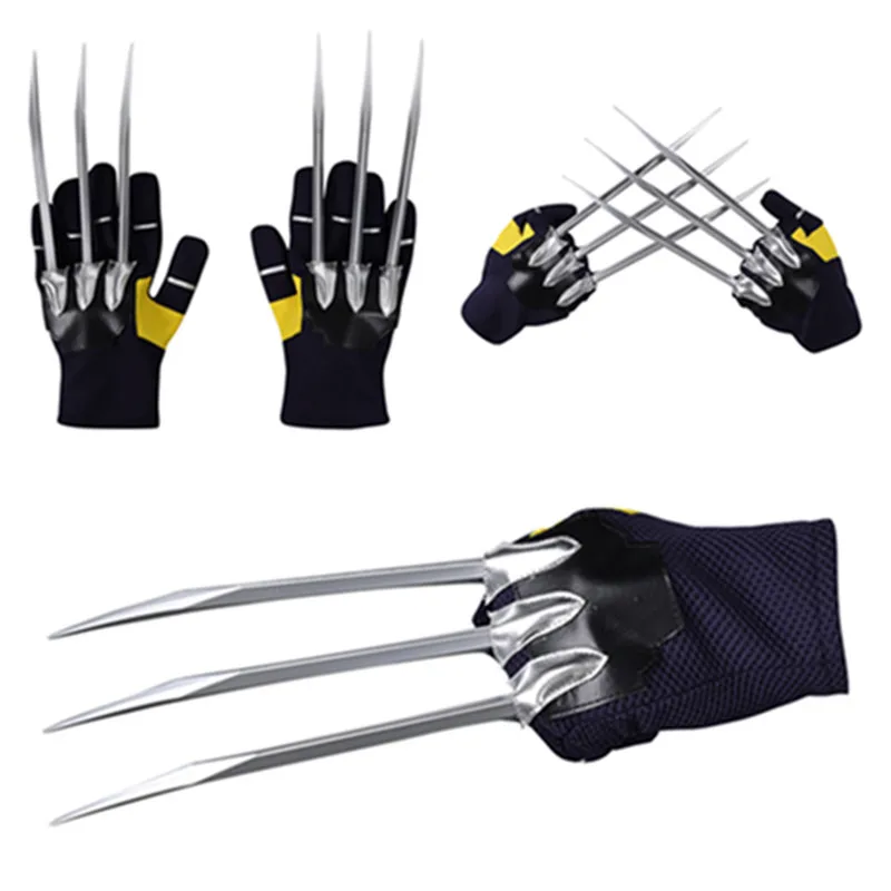 Wolf Logan Cosplay Claws Gloves Death Cosplay Pool Roleplay Super Villain Fantasy Halloween Carnival Party Costume Accessories