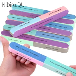 10/3Pcs Nail Buffer Block 7 Way Nail Files Professional Nail Care Tools Colorful Buffing Block Polisher Manicure Sanding Tool