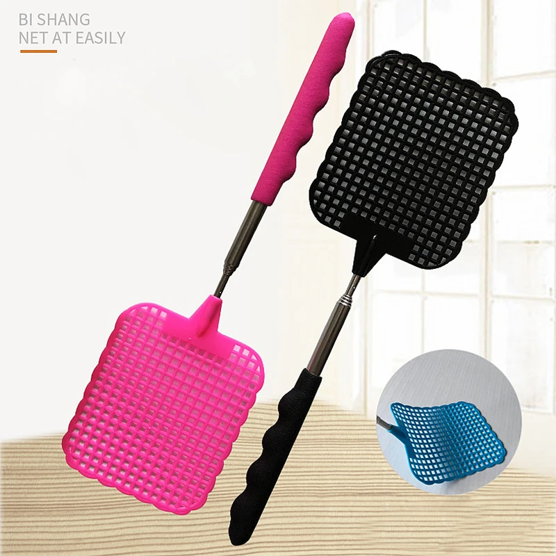 Scacciamosche telescopico estensibile scacciamosche prevenire i parassiti strumento per zanzare trappola per mosche scacciamosche retrattile forniture da giardino