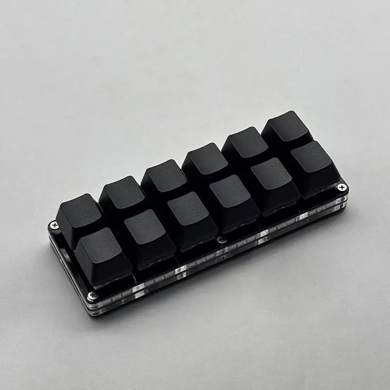 12-key Numeric Keypad with Customisable Shortcuts, Hot-swappable and Programmable Hardware Macros, and Automatic Clicking