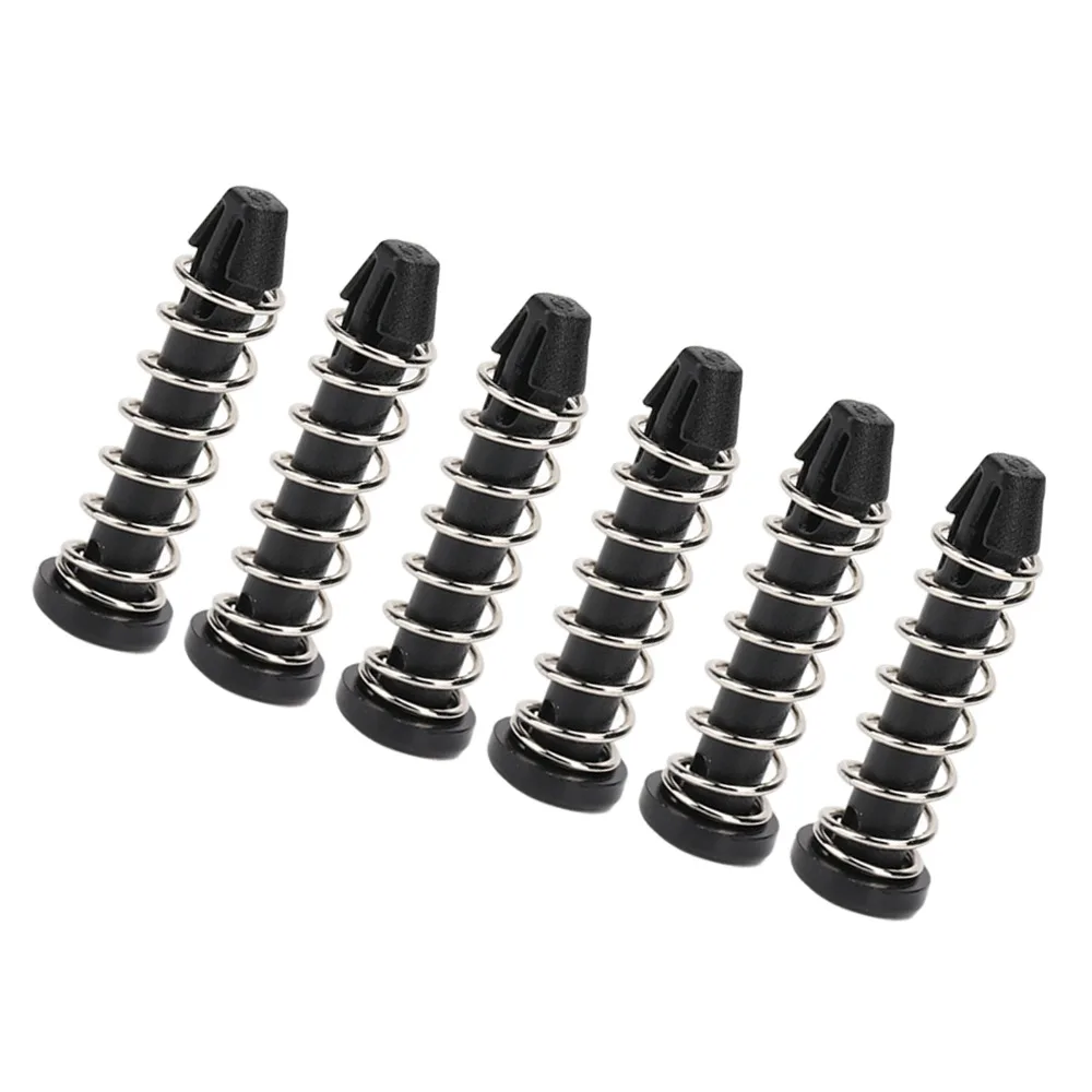 100Pcs Fastener Set 18.6mm Heatsink Mount Pin Round Head Plastic Cooler Mount Clip Black Cooler Mounting Pin Computer Hardware