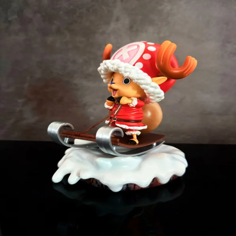 Genuine Christmas Tony Chopper Figures Anime Figure Ornament Decoration GK Statue Model Doll Toy Xmas Gifts For Kids