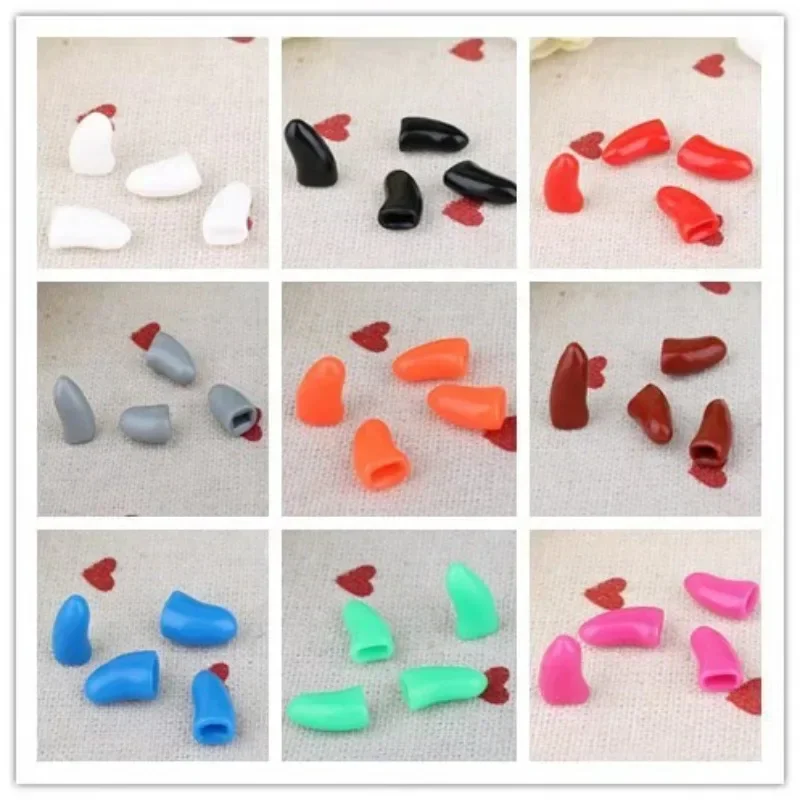 20pcs Colorful Cat Nail Caps Soft Cat Claw Soft Paws 20 PCS/lot with Free Adhesive Glue Size XS S M LGift for Pet Cat Grooming