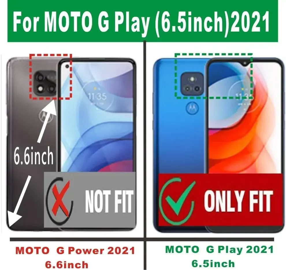 Case for Motorola G Play 2021 Scratch Resistant Reinforced Corners TPU Rubber Soft Skin Silicone Cover Motorola Moto G Play 2021