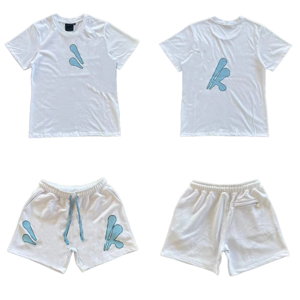 

Короткий спортивный костюм: брюки и футболка, одежда для бега, уличный стиль, мужская и женская одежда, осень-зима, топы и брюки