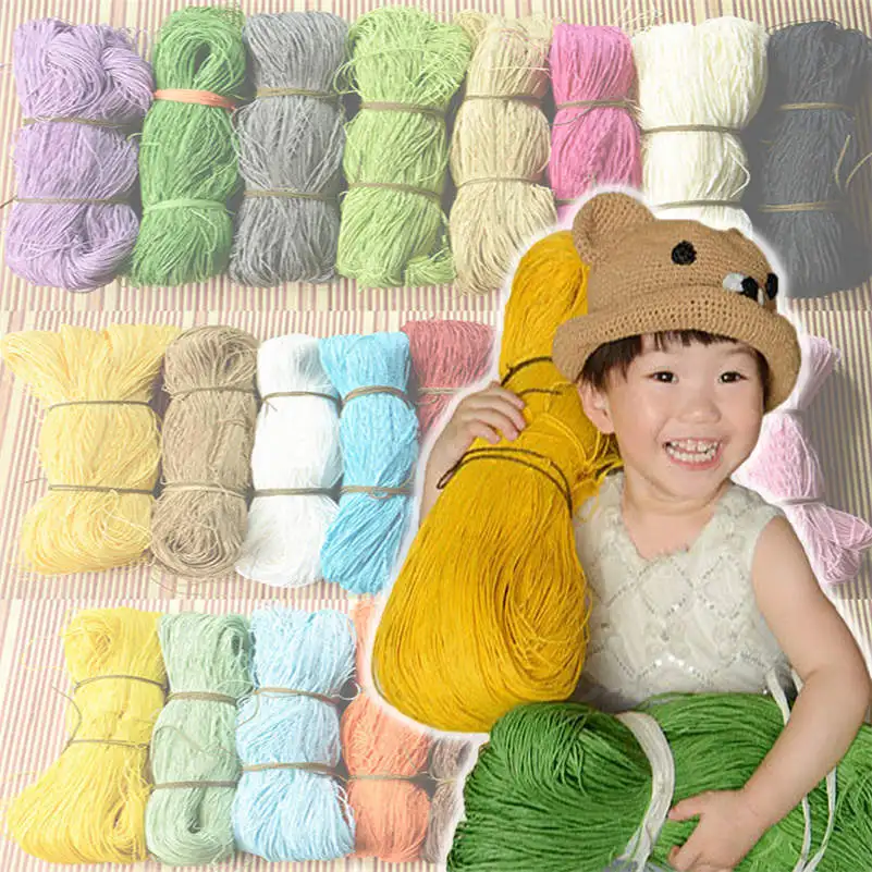 500g Natural Raffia Yarn Raffia Straw Yarn Knitting Crochet Yarn Summer Hat Yarn Raffia Thread for Crochet Knitting DIY Handmade