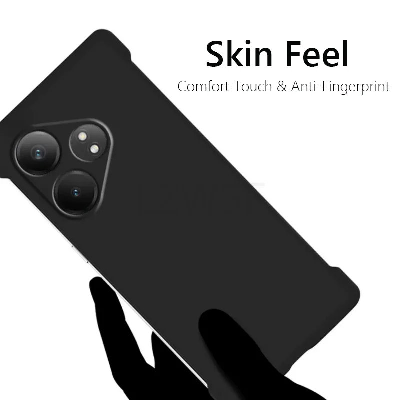 Frameless Slim Skin Matte Hard PC Back Cover Case For Realme GT Neo6 SE GT 6 6T GT6 GT6T Neo6SE ShockProof Fundas Coque