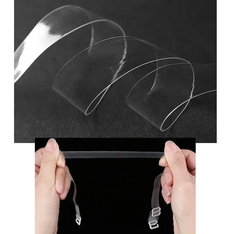 3 5 párů neviditelných průhledných ramínek na podprsenku, protiskluzových bezešvých ramínek na spodní prádlo - náhled 3